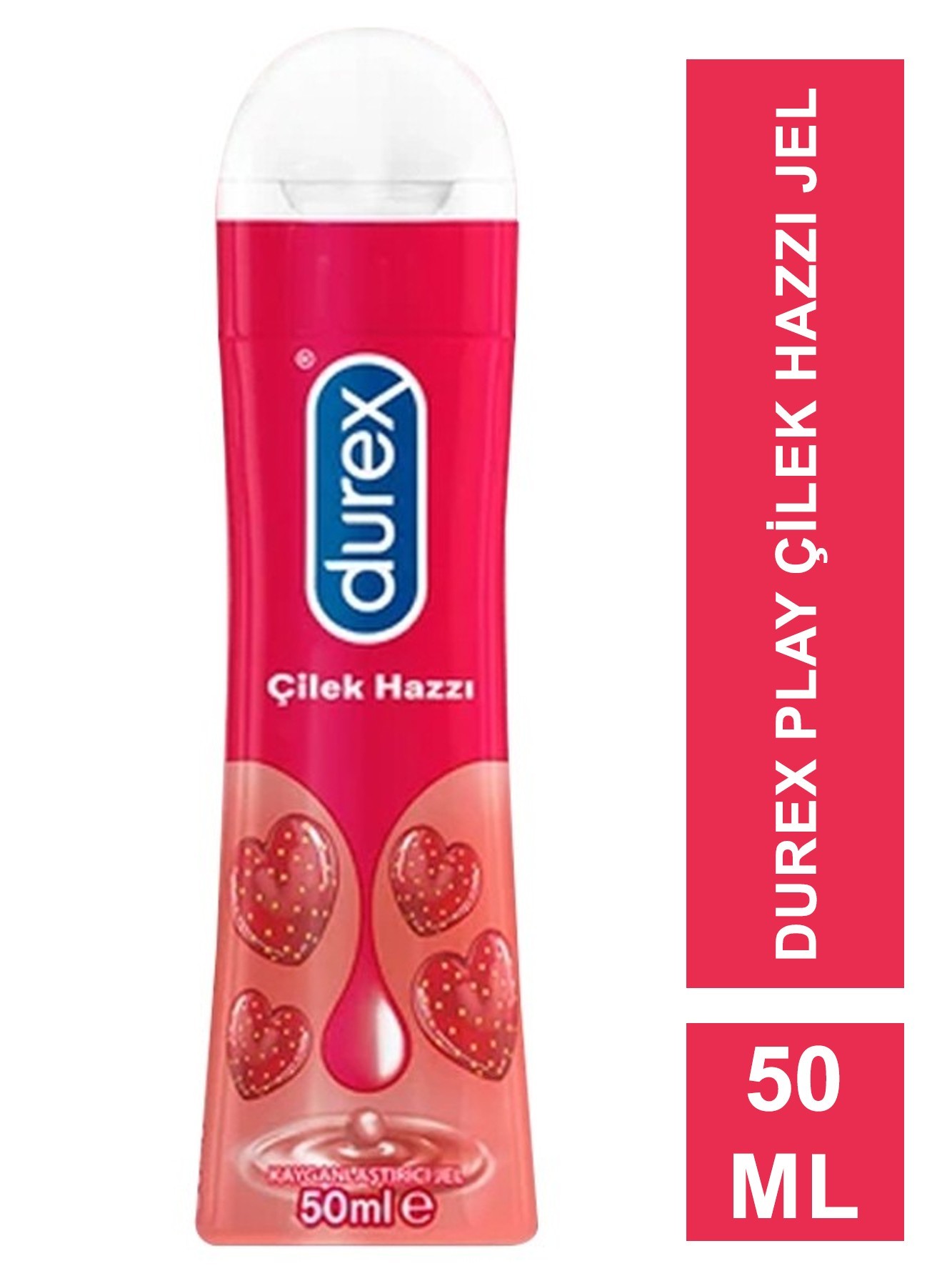 Outlet - Durex Play Çilek Hazzı Jel 50 ml (S.K.T 07-2024)