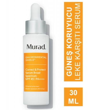 Outlet - Dr Murad Correct & Protect Serum SPF 45 - Güneş Koruyucu Leke Karşıtı Serum 30 ml