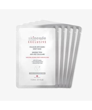 Outlet - Skincode Cellular Anti Aging Sheet Mask 5 x 20 ml