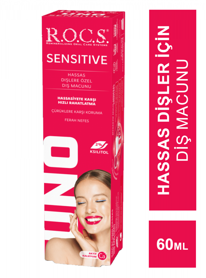 Rocs Uno Sensitive ( Hassasiyet ) Diş Macunu 60 ml