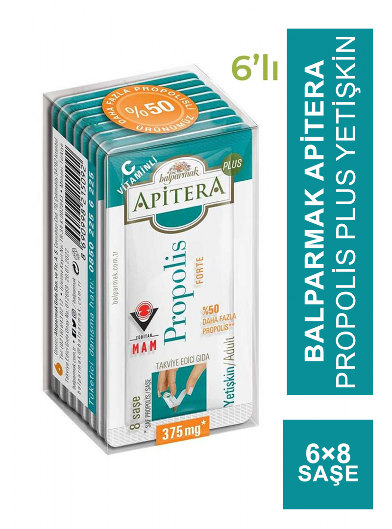 Balparmak Apitera Forte Plus 6 Adet 8x375 mg