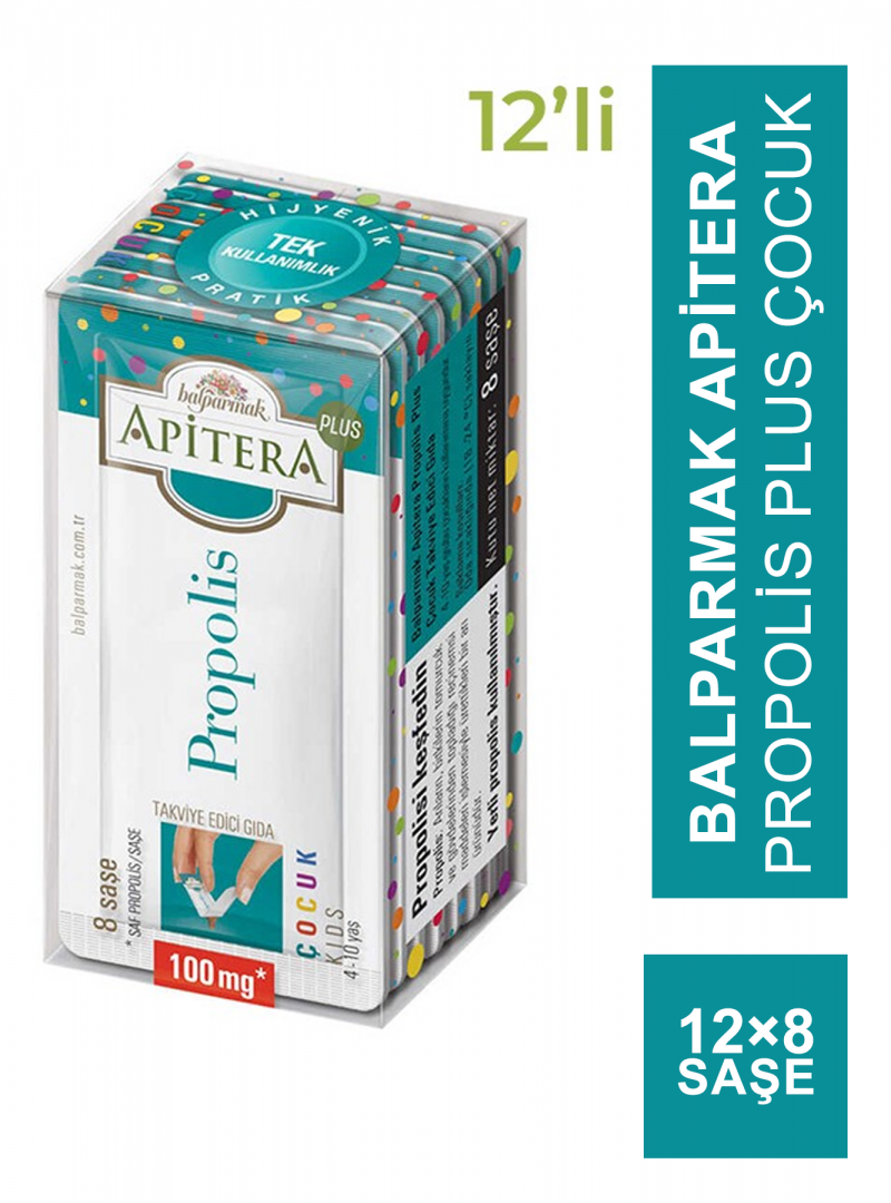 Balparmak Apitera Propolis Plus Çocuk 12 Adet 8x100 mg