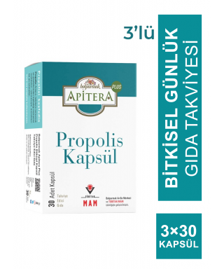 Balparmak Apitera Plus Propolis 30 Kapsül x 3 Adet