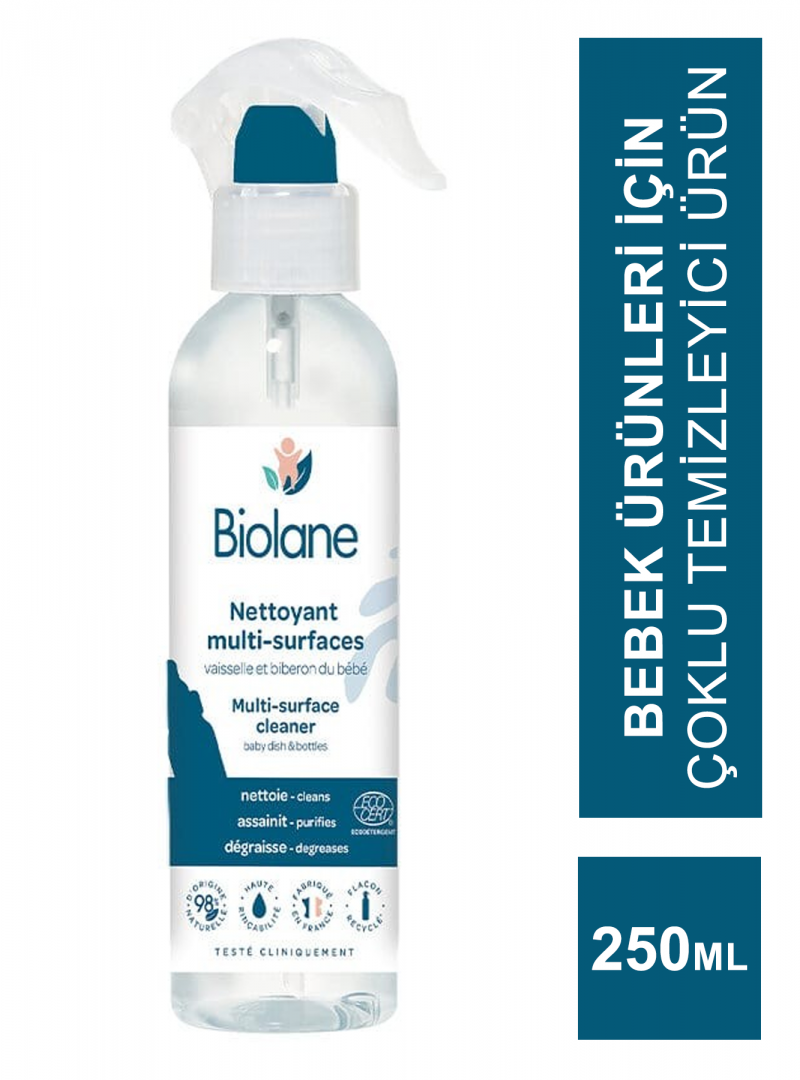 Biolane Multi Surfaces Cleaner ( Çoklu Yüzey Temizleyici ) 250 ml