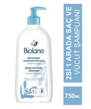 Biolane Body and Hair Cleanser ( Saç ve Vücut Şampuanı ) 750 ml