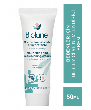 Biolane Nourishing and Moisturizing Cream ( Besleyici&Nemlendirici Krem ) 50 ml