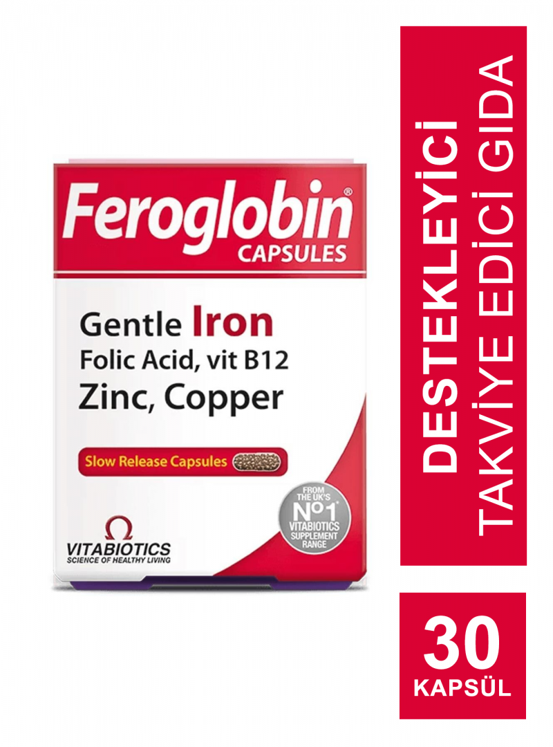 Vitabiotics Feroglobin Fizz 30 Kapsül