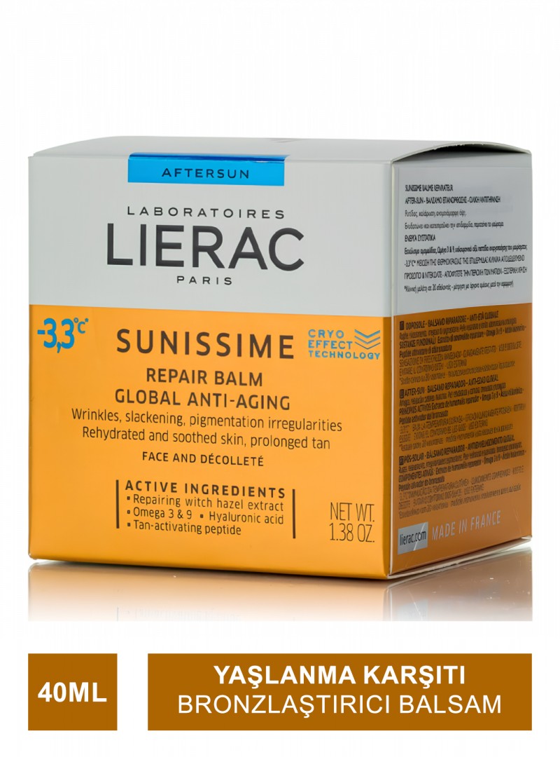 Lierac Sunissime After-Sun Rehydrating Repair Balm 40 ml