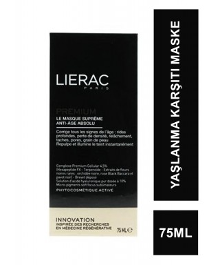 Lierac Premium Supreme Maske 75 ml Anında Gençlik Etkisi Sunan Global Yaşlanma Karşıtı Maske