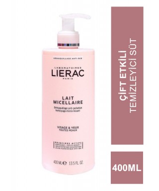 Lierac Double Cleanser Micellar Milk Çift Etkili Temizleyici Süt 400 ml