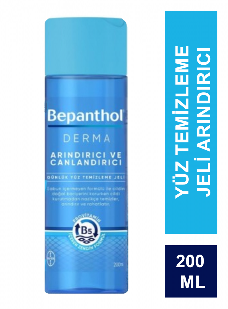 Bepanthol Derma Yüz Temizleme Jeli Arındırıcı 200 ml