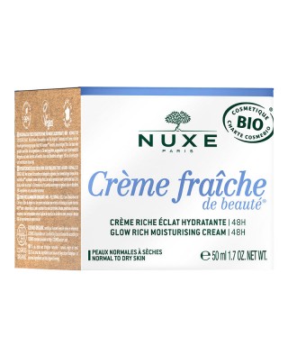Nuxe Creme Fraiche Glow Rich Moisturizing Cream 48H ( Nemlendirici Organik Yoğun Bakım Kremi ) 50 ml