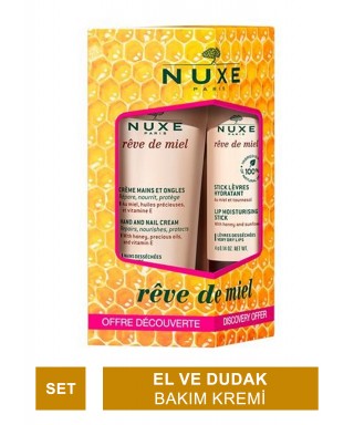 Nuxe Reve De Miel Creme Mains Et Ongles 30ml - Stick Levres 4gr