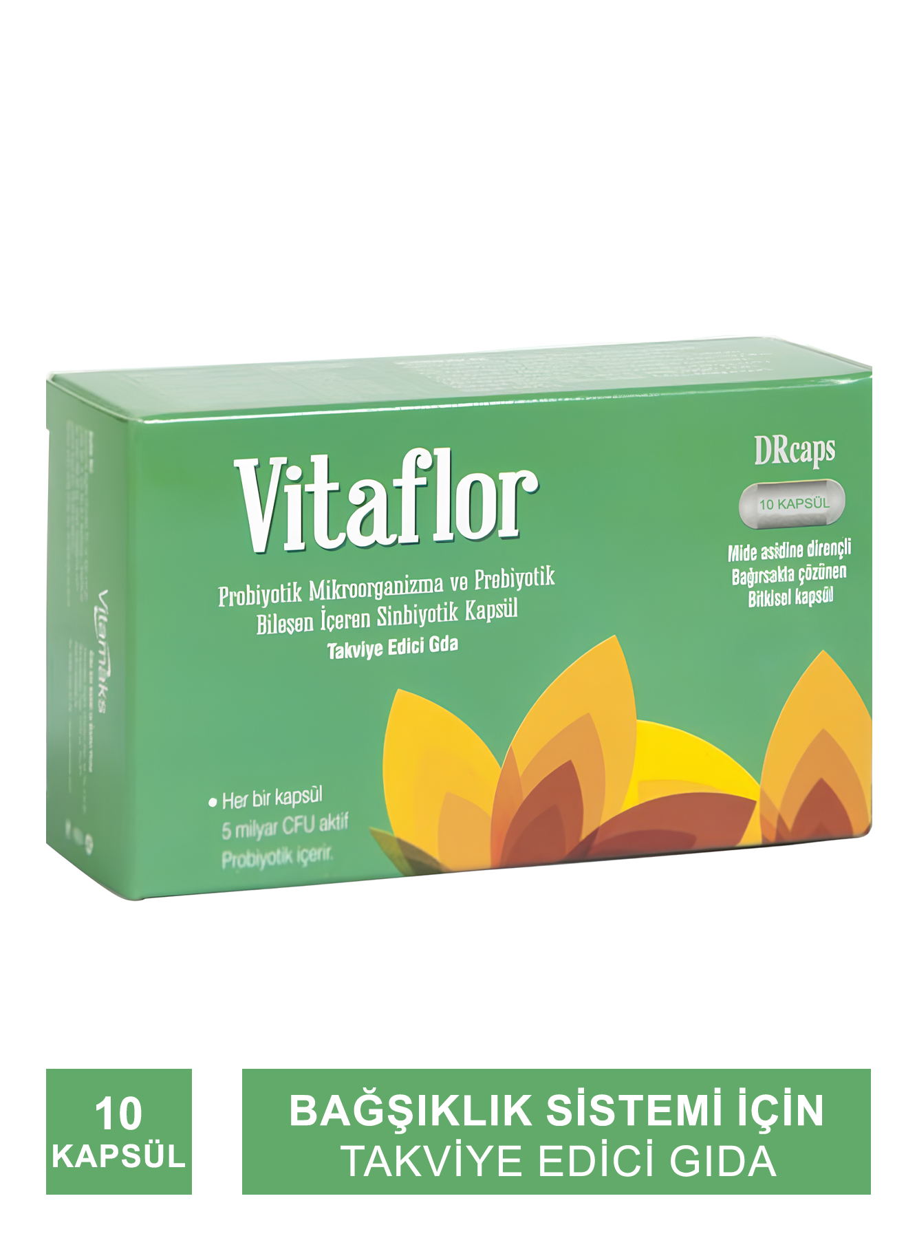 Outlet - Vitaflor Probiyotik 10 Kapsül (S.K.T 08-2024)