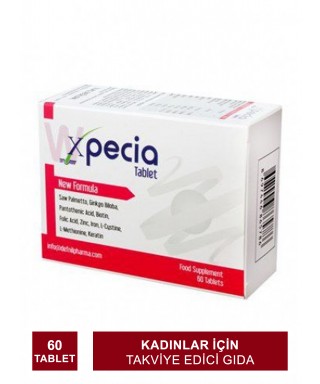 Xpecia Kadın Takviye Edici Gıda 60 Tablet (S.K.T 12-2026)