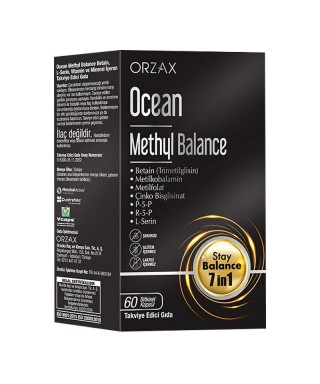 Ocean Methyl Balance Takviye Edici Gıda 60 Kapsül