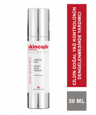 Outlet - Skincode S.O.S. Oil Control Mattifying Lotion 50 ml