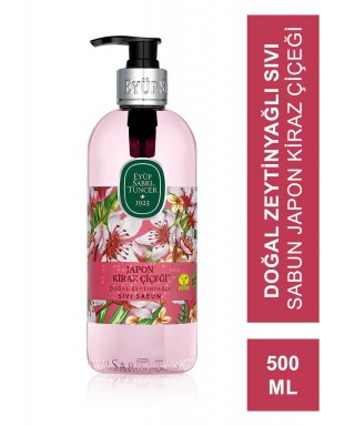 Eyüp Sabri Tuncer Doğal Zeytinyağlı Sıvı Sabun Japon Kiraz Çiçeği 500 ml