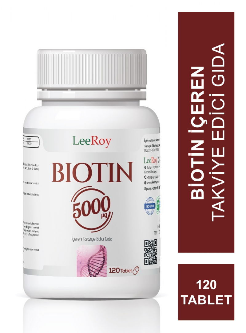 LeeRoy Biotin 5000mg 120 Tablet