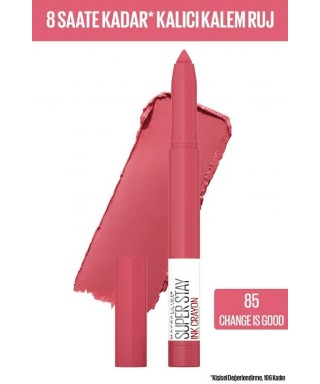 Maybelline New York Super Stay Ink Crayon Kalem Mat Ruj - Pinks Edition - 85 Change Is Good