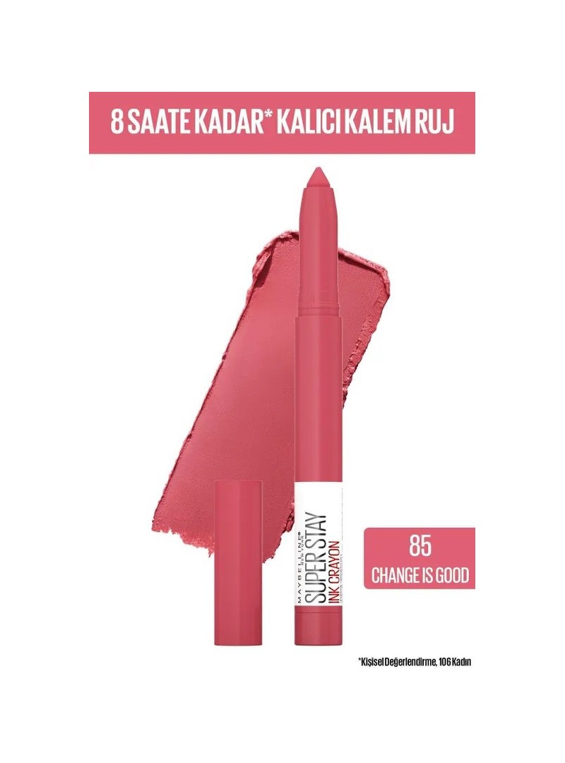 Maybelline New York Super Stay Ink Crayon Kalem Mat Ruj - Pinks Edition - 85 Change Is Good