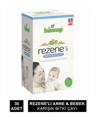 Hünnap Rezene'li Anne & Bebek Karışık Bitki Çayı 30 Adet