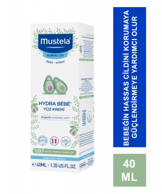 Mustela Hydra Bebe Facial Cream  40 ml Yüz Kremi