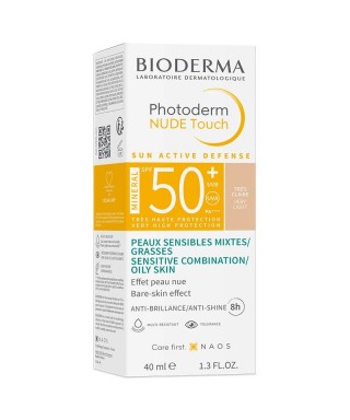 Bioderma Photoderm Nude Touch  Very Light Spf 50+ Natural Renkli Güneş Koruyucu 40 ml