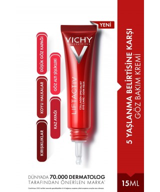 Vichy Liftactiv Collagen Specialist Eye Care ( Yaşlanma Belirtilerine Karşı Göz Bakım Kremi ) 15 ml