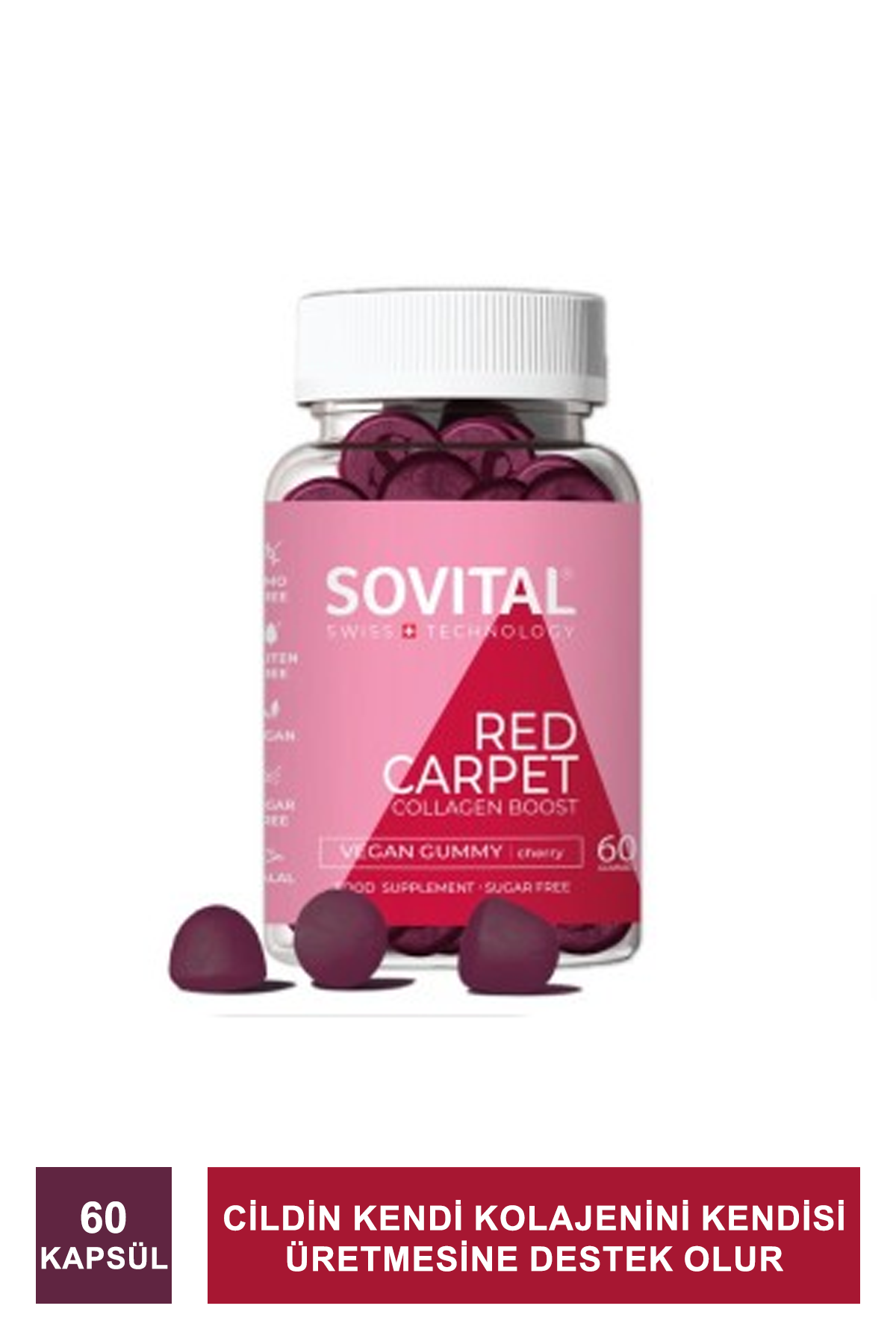 Outlet - Sovital Red Carpet Collagen Boost 60 Tablet (S.K.T 09-2024)