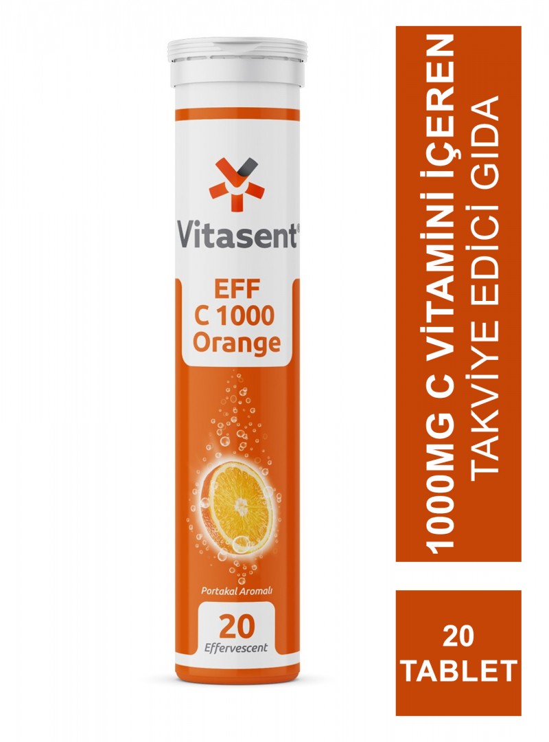 Outlet - Vitasent Vitamin C 1000 20 Efervesan Tablet