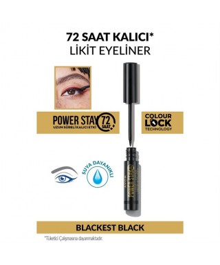 Avon Power Stay Uzun Süre Kalıcı Likit Eyeliner ( Blackest Black )
