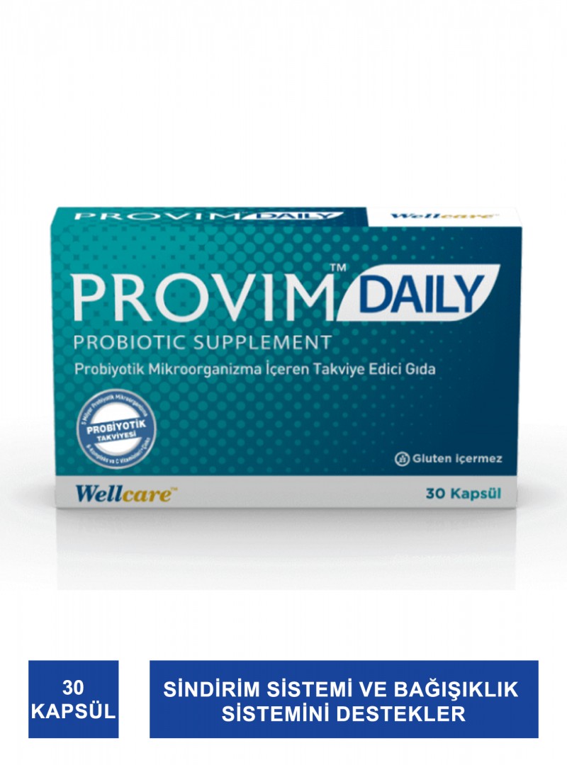Wellcare Provim Daily Probiyotik Mikroorganizma 30 Kapsül