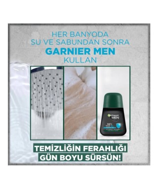 Garnier Men Saf ve Temiz Roll-on Deodorant 50 ml