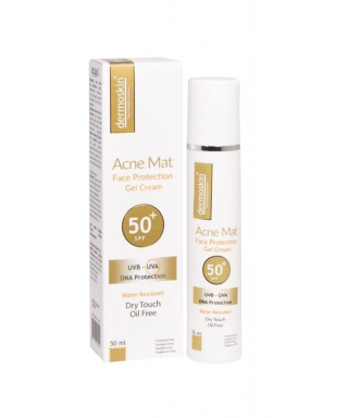 Dermoskin Sun Acne Mat SPF 50+ Face Protection Gel Cream 50 ml