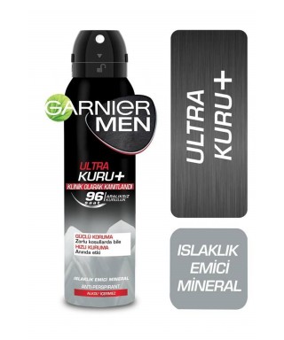Garnier Men Ultra Kuru Spray Deodorant 150 ml