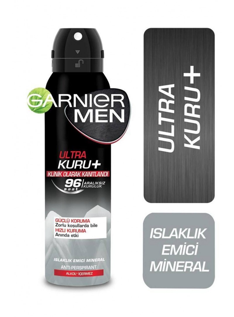 Garnier Men Ultra Kuru Spray Deodorant 150 ml