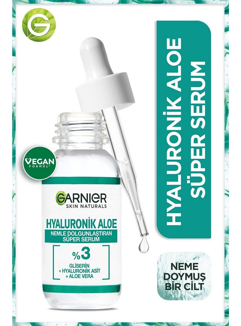 Garnier Hyaluronik Aloe Nemlendirici Ve Dolgunlaştırıcı Süper Serum 30 ml