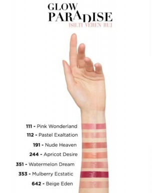 Loreal Paris Glow Paradise Balm-in-Lipstick - Işıltı Veren Ruj 112 Pastel Exaltation