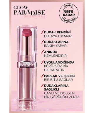 Loreal Paris Glow Paradise Balm-in-Lipstick - Işıltı Veren Ruj 111 Pink Wonderland