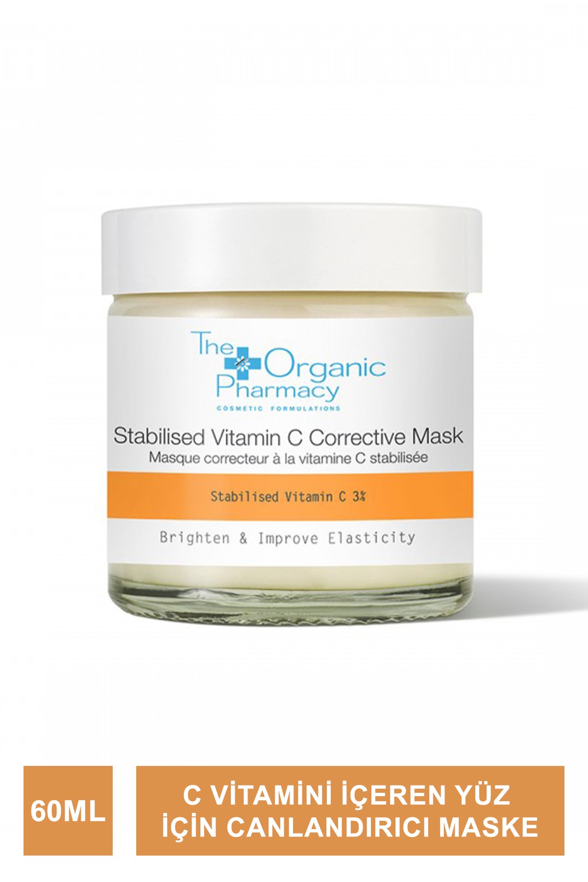 Outlet - The Organic Pharmacy Stabilised Vitamin C Corrective Mask 60 ml (S.K.T 07-2024)