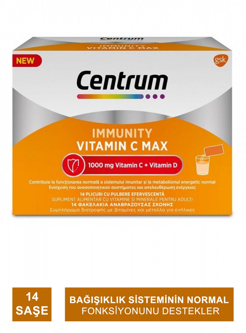 Centrum İmmunity Vitamin C Max 14 Saşe