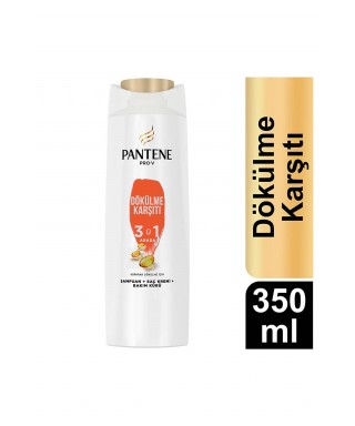 Pantene Pro-V 3'ü 1 Arada Dökülme Karşıtı Şampuan 350 ml