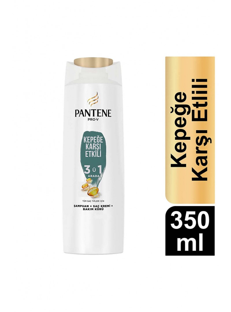 Pantene Pro-V 3'ü 1 Arada Kepeğe Karşı Etkili Şampuan 350 ml