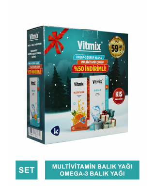 Vitmix Kofre ( Omega-3 & Multivitamin ) 100+100 ml