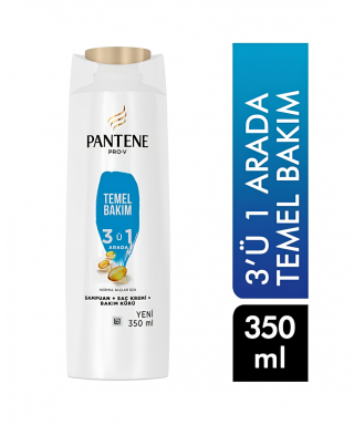 Pantene Pro-V 3ü1 Arada Temel Bakım Şampuanı 350 ml