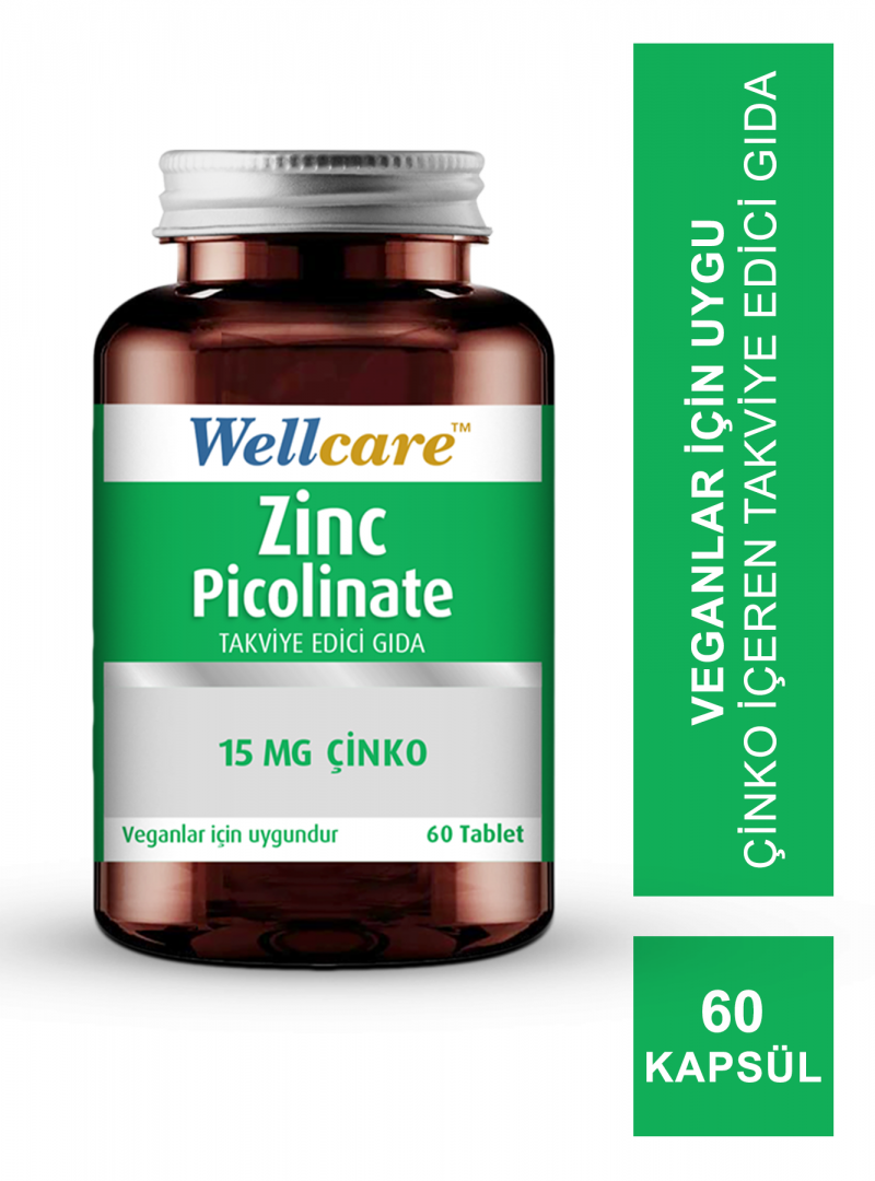 Wellcare Zinc Picolinate 15mg 60 Tablet