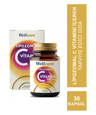 Wellcare Liposomal Vitamin C 500mg 30 Kapsül