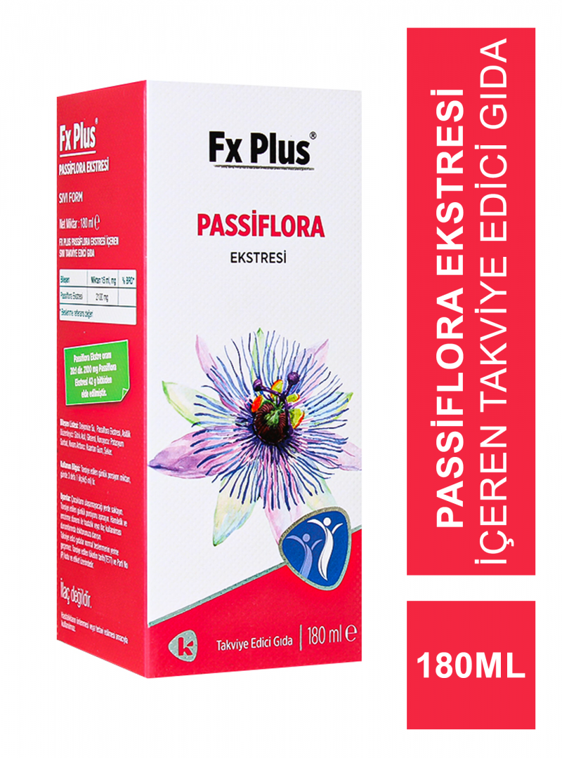 Fx Plus Passiflora Şurup 180 ml