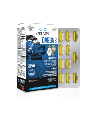 Zade Vital Premium Omega 3 Balık Yağı 45 Kapsül